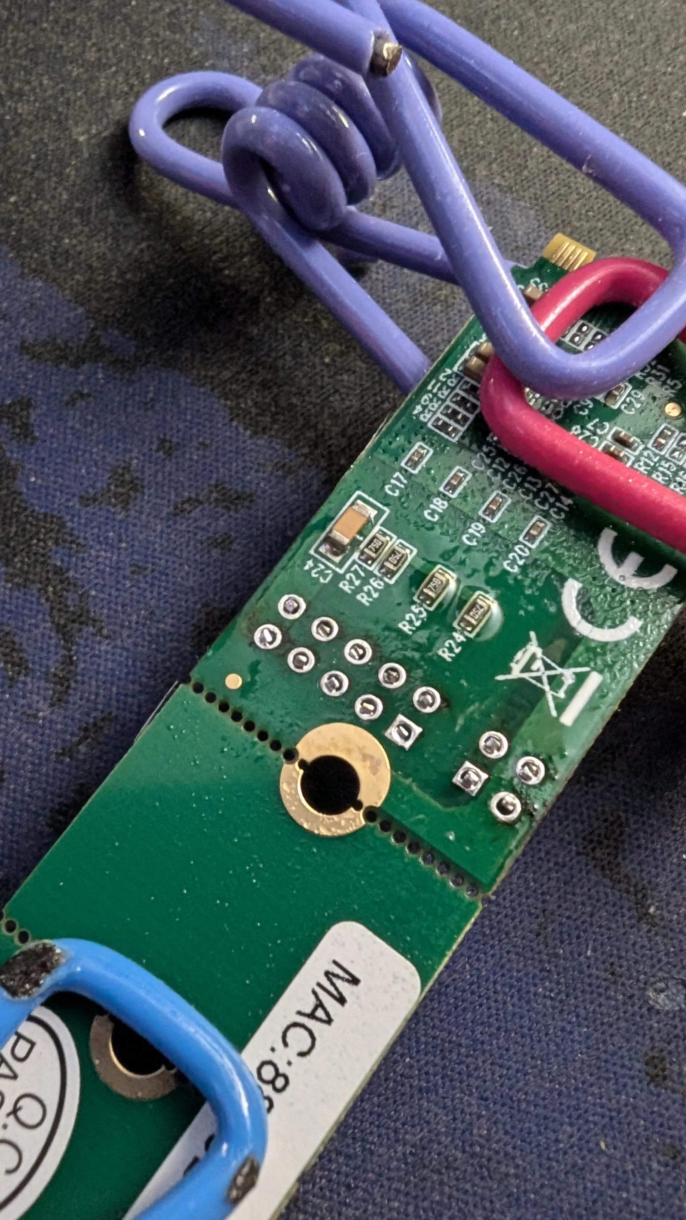 Desoldering pins