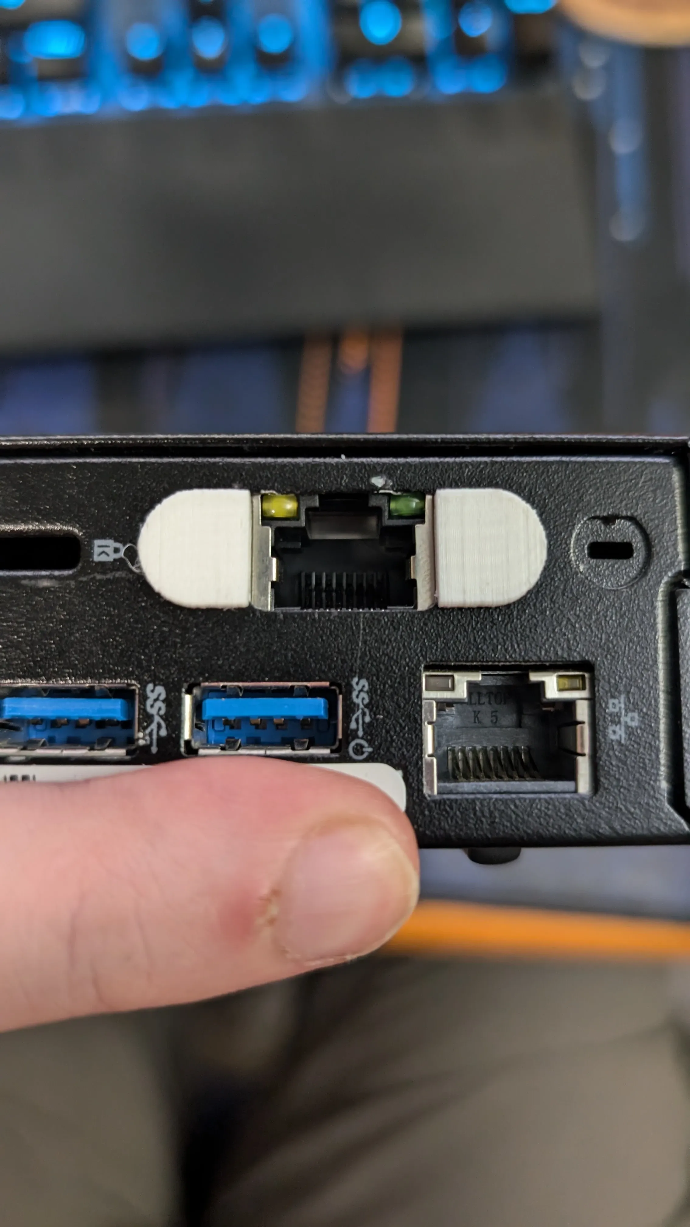 Installed NIC adapter