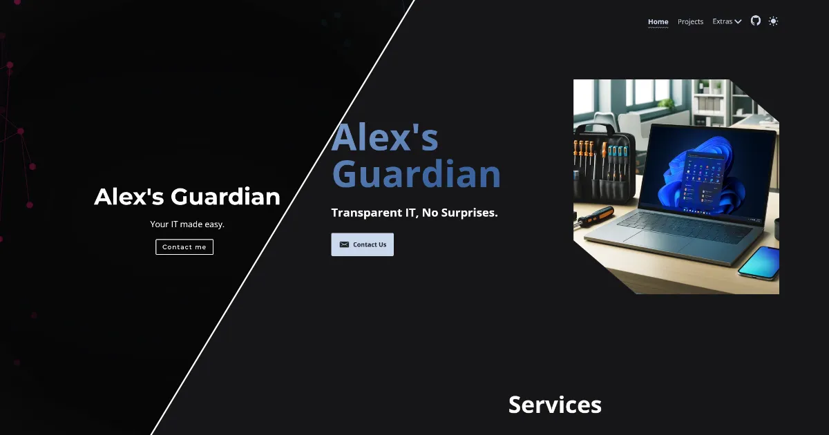 Rebuilding The Alex's Guardian Website in Astro