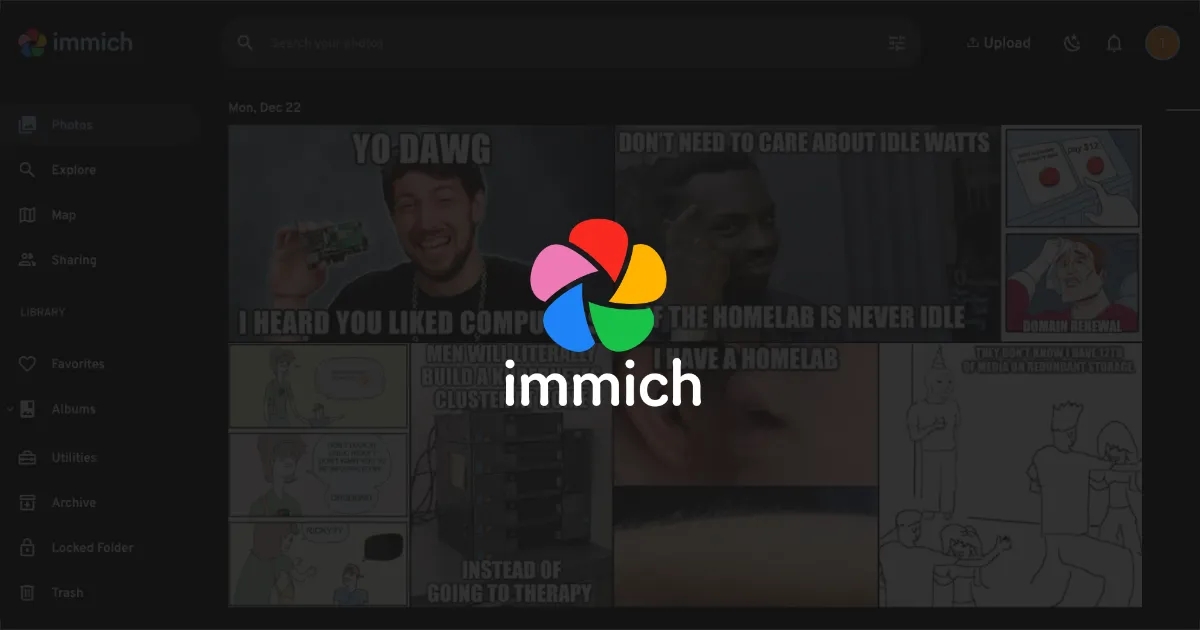 My Journey to Immich - Self-Hosted Photo Management